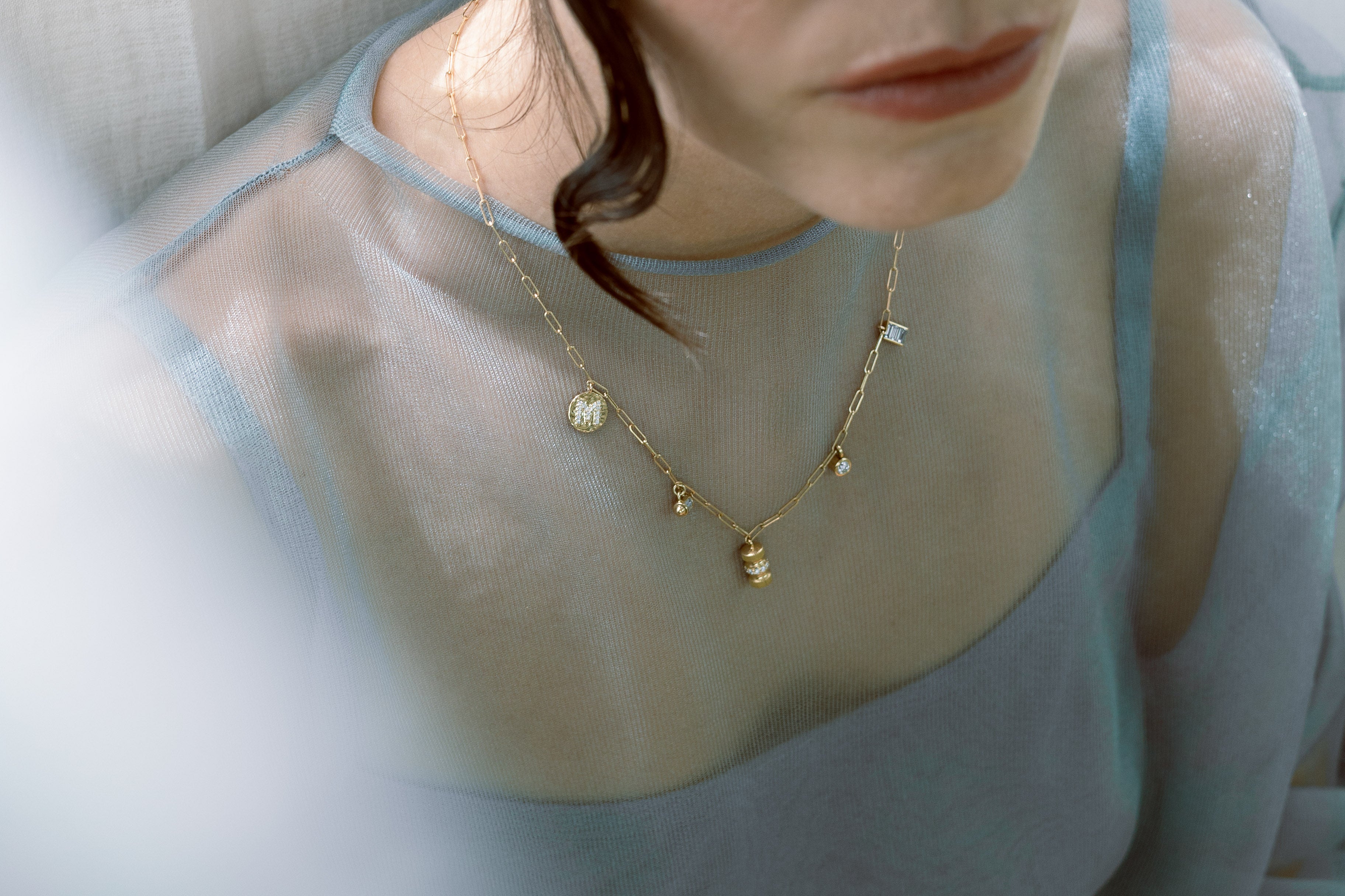 COLLIER PAULETTE, DIAMANTS 0.85CT