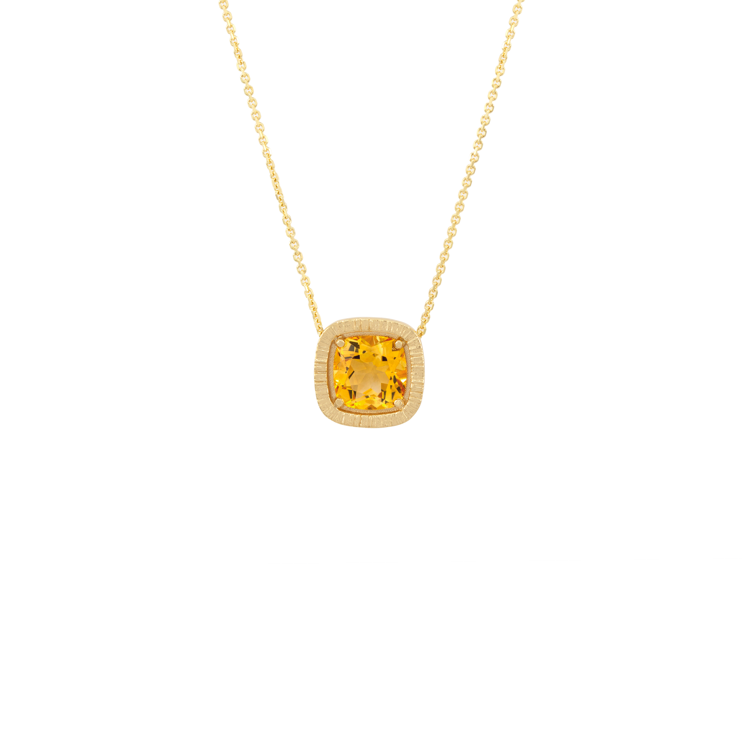 Collier Malaga, citrine