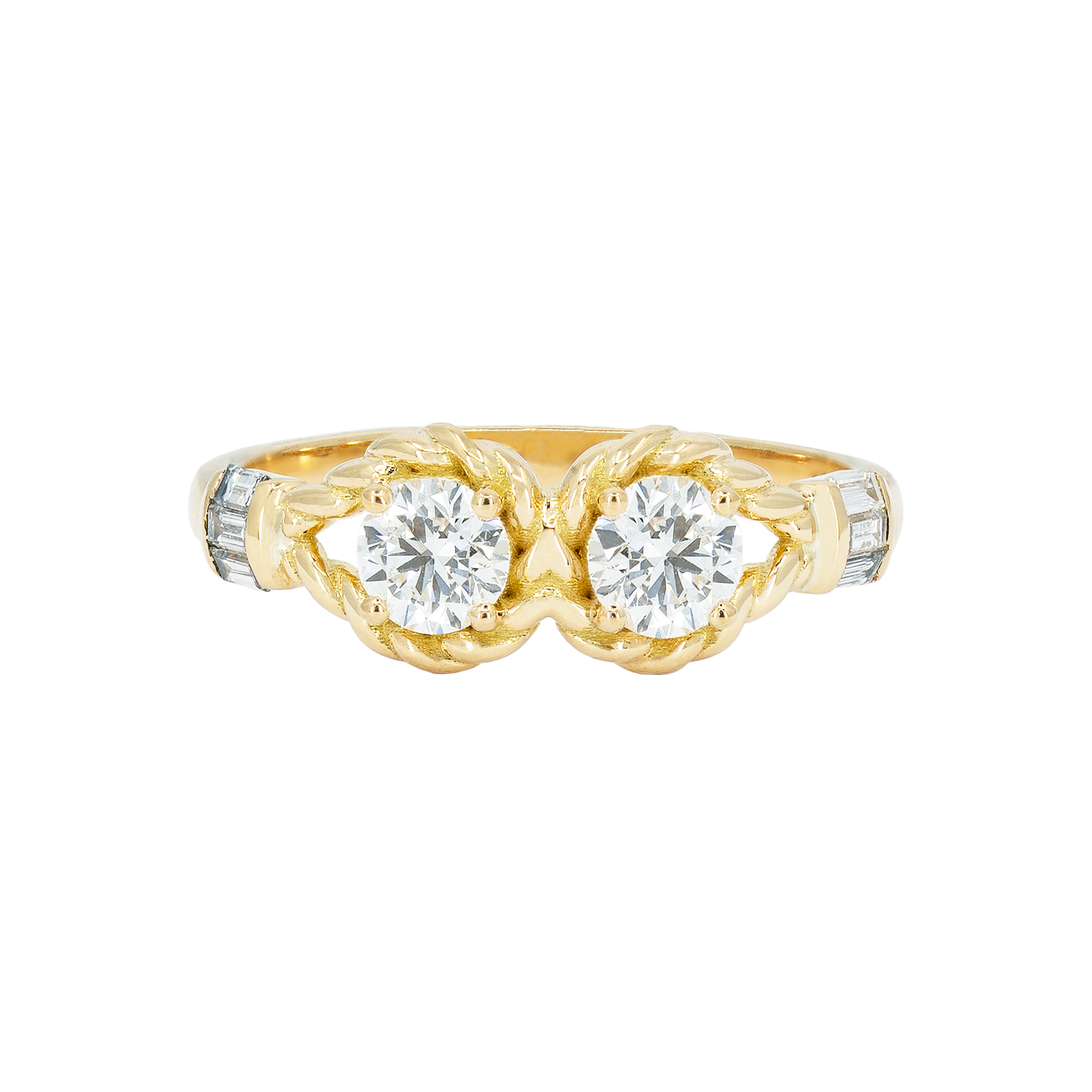 Bague Minos, diamants taille ronds brillants 0.54ct
