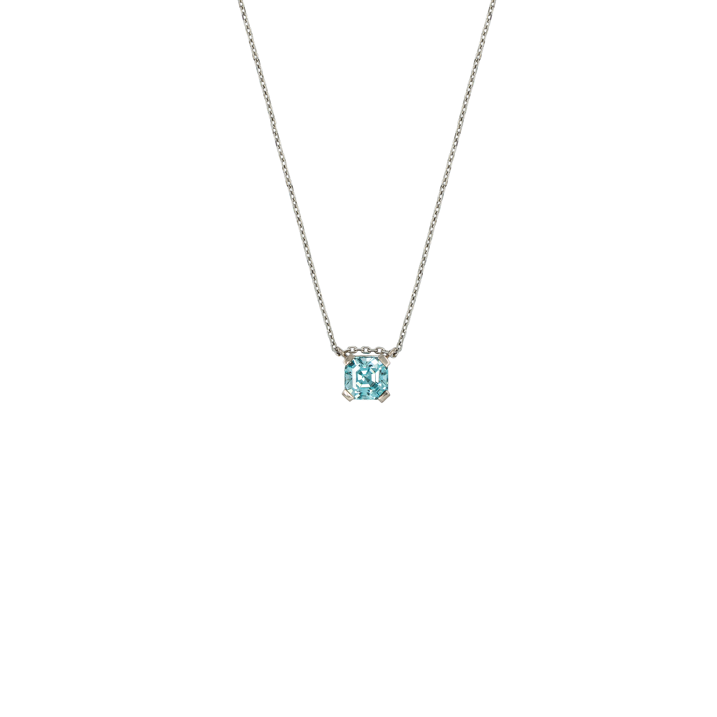 Collier Padang, zirkon naturel