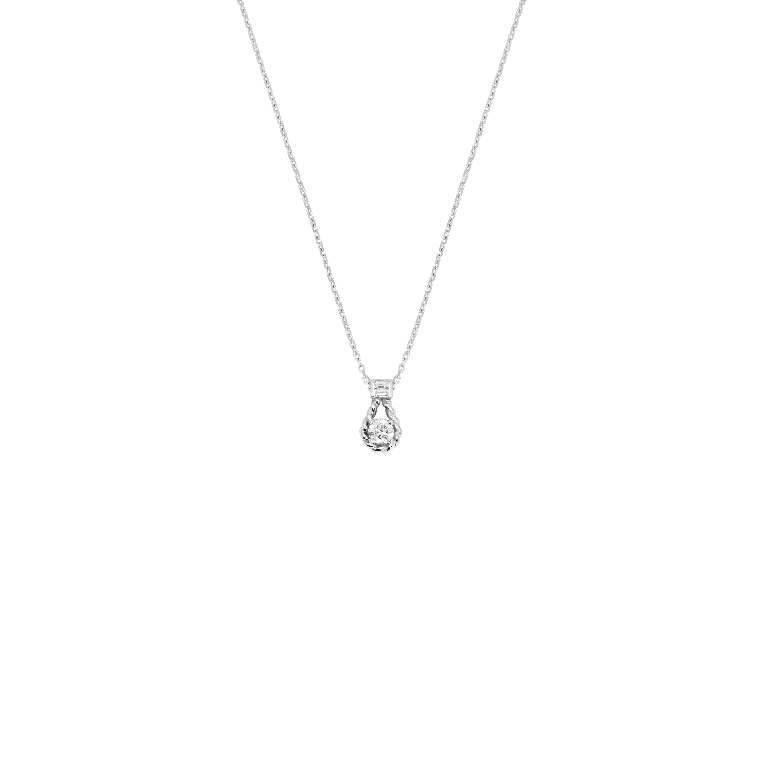 Collier Palm, diamants 0,19ct