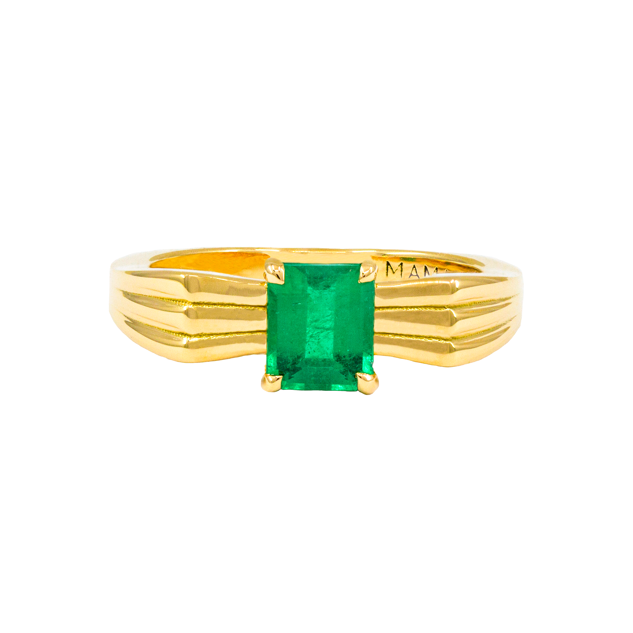 Bague Zambia, émeraude